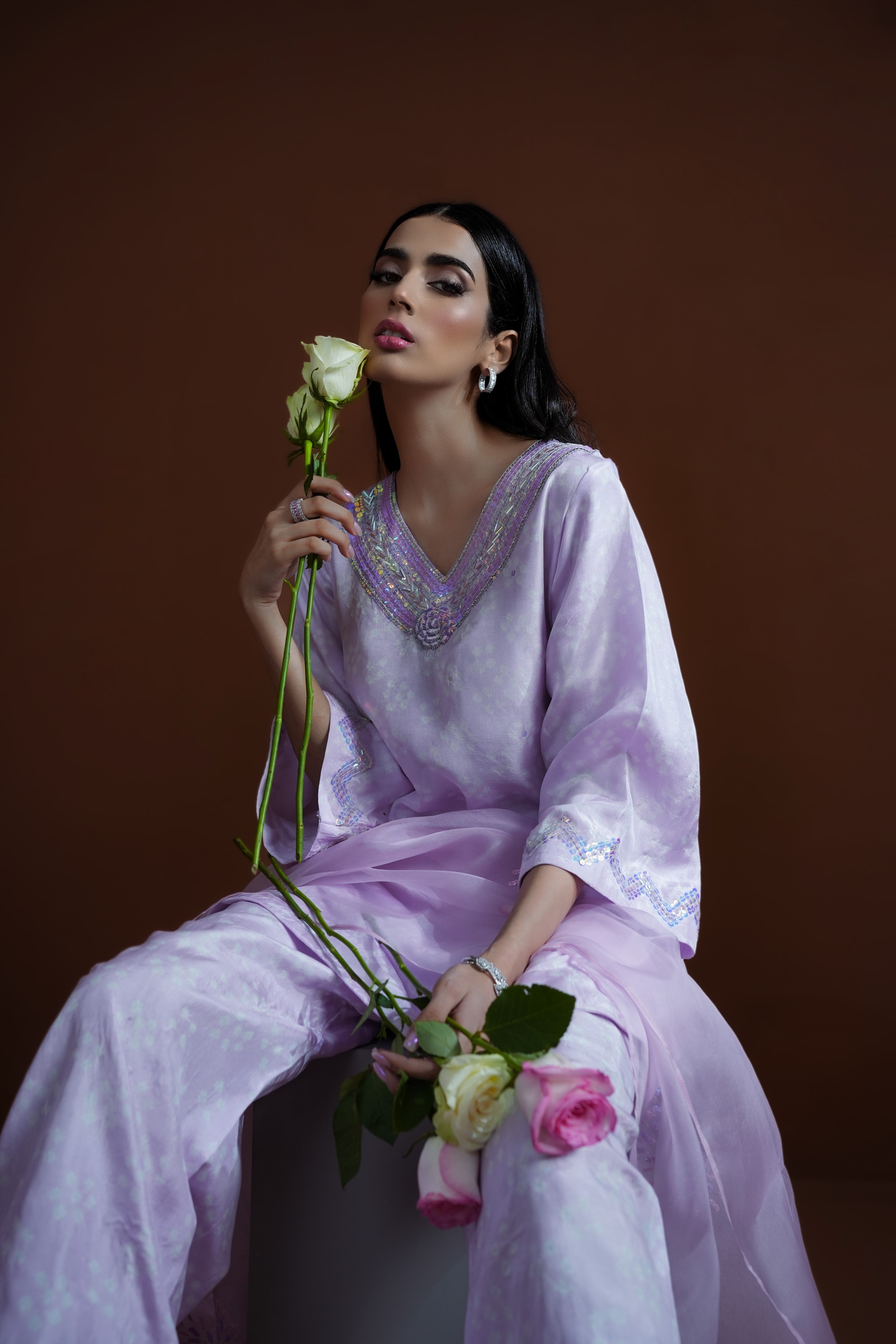 khanums purple dress Kanika Dress