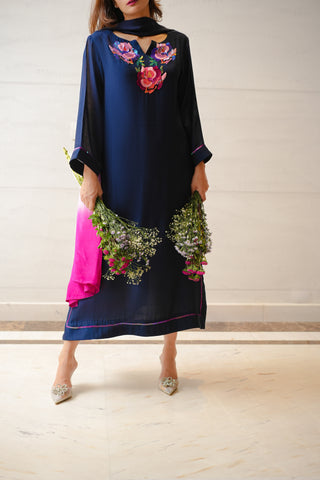 Roses - Navy Blue