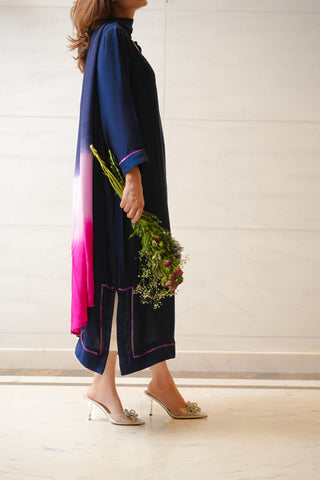 Roses - Navy Blue